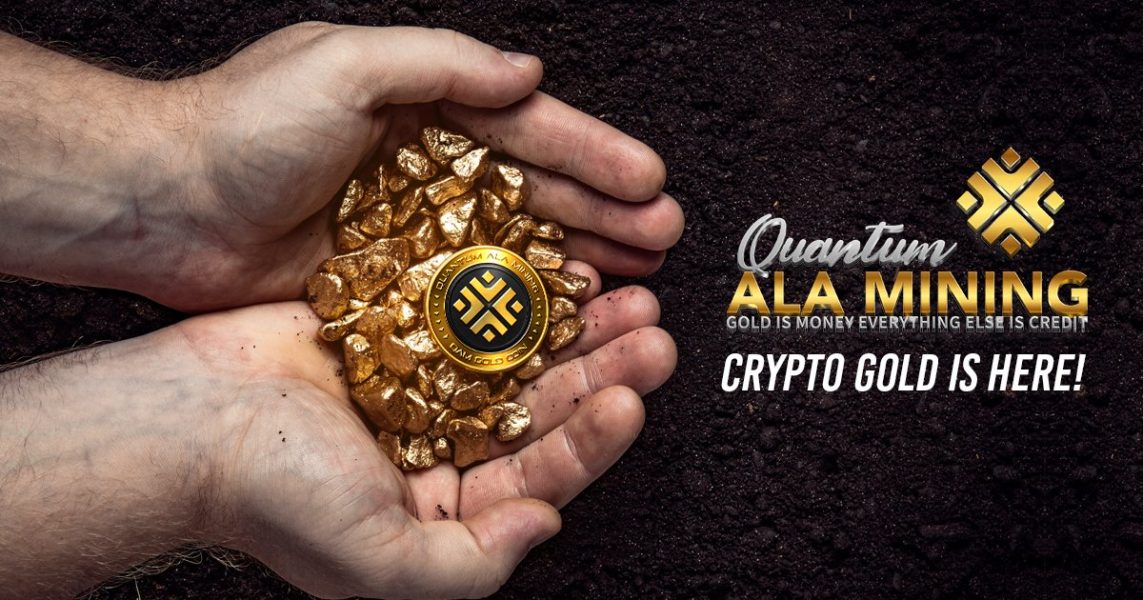ALA Mining launches gold-pegged crypto-asset QAM Token